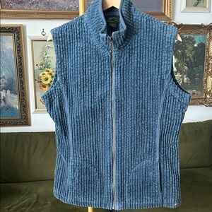 Woolrich Blue Textured Vest
